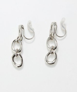 Phoebe 〈痛くないシリーズ/金属アレルギー対応〉ボールドチェーンライトフィットイヤリング　シルバー/ニッケルフリー シルバー