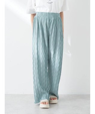 earth music&ecology リラックスセルフカットパンツ Mint