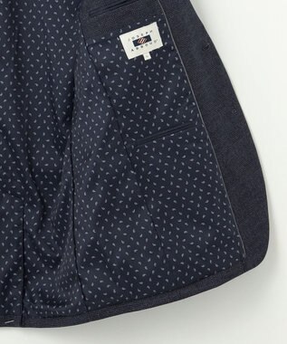 JOSEPH ABBOUD 【ストレッチ/多機能レジャージャケット】ツィーディージャージー ジャケット ネイビー系4