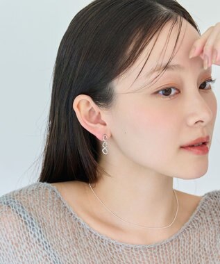 Phoebe 〈痛くないシリーズ/金属アレルギー対応〉ボールドチェーンライトフィットイヤリング　シルバー/ニッケルフリー シルバー