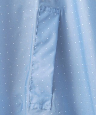 MOONBAT FLAT PURE サイクル レインポンチョ ドット 自転車 収納袋付き サックスブルー