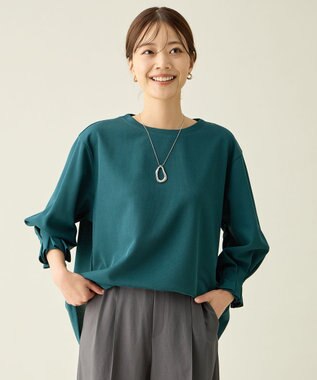 ANY コンフォータブルブラウス グリーン