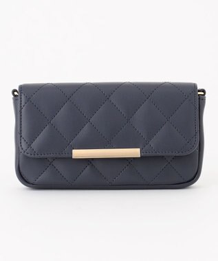 23区 ポーチ付 キャンバス トートバッグ ネイビー系