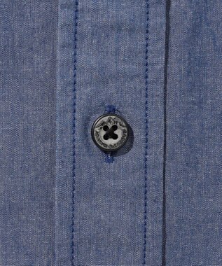 JOSEPH ABBOUD MOUNTAIN 【テーム・ヤルヴィモチーフ】バックデザイン 半袖シャツ ネイビー系