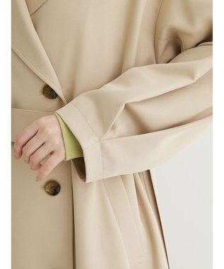 Green Parks ・ＥＬＥＮＣＡＲＥ　ＤＵＥ　コクーンスリーブトレンチコート Beige
