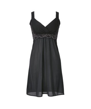 BRADELIS New York 【BRADELIS NewYork peace】綿混キャッチFITブラスリップ23 ブラデリス 補正下着 ブラック