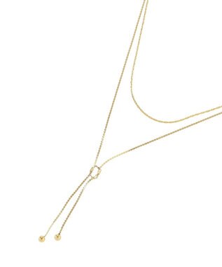 earth music&ecology 【ステンレス】Ｙ字ネックレス Silver