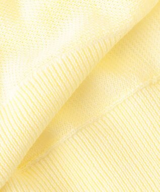 uncrave シアーニット ドルマントップス クリームイエロー