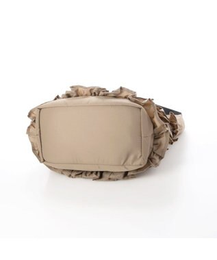 UNBILLION カシュカシュ cachecache / ナイロンフリル2wayトートバッグ ベージュ