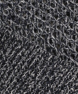 BEIGE， CACTUS / メッシュカーディガン Navy x White