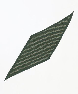 23区 Ratti チェーンモチーフ ダイヤ スカーフ ダークグリーン系5