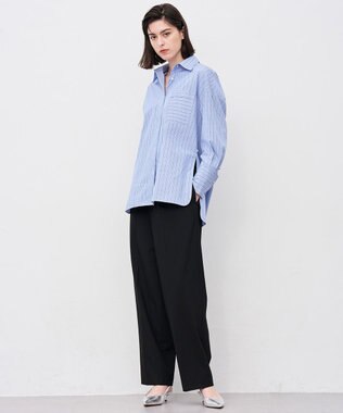 uncrave TRツイル ベーシックトラウザー ブラック