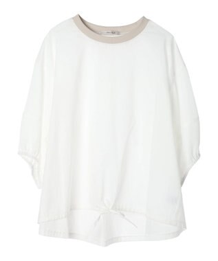 Green Parks ランタンスリーブブラウス Off White