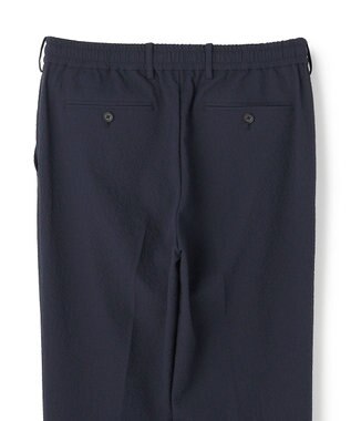 JOSEPH HOMME 【WEB・一部店舗限定】 エアーグリットサッカーストレッチ　ドロスト付テーパードパンツ / PEGG CONVERTIBLE ネイビー系