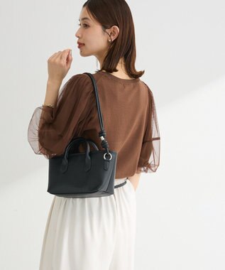 Green Parks チュールボリュームスリーブニットプルオーバー Mocha