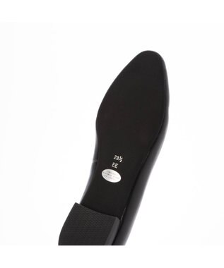 ing <ing>Vカットフラットパンプス ブラック