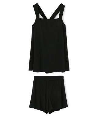 San-ai Resort（三愛水着楽園） WEB限定商品　タンキニキュロパンセット水着　9M・11L　【San-ai Resort（サンアイリゾート）】 ブラック