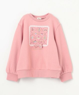 組曲 KIDS 【110-140㎝】NutsCracker トレーナー ローズ系