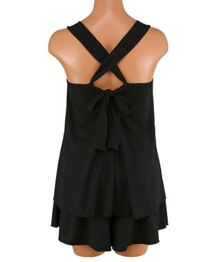 San-ai Resort（三愛水着楽園） WEB限定商品　タンキニキュロパンセット水着　9M・11L　【San-ai Resort（サンアイリゾート）】 ブラック