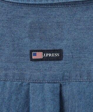 J.PRESS KIDS 【140-170cm】4.5オンス TC デニム 半袖シャツ ネイビー系