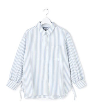 J.PRESS YORK STREET 【WOMEN】サイドドローストリング シャツブラウス
