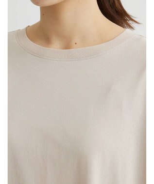 Green Parks シアーバックロゴチュニック Light Beige