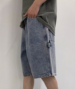 WEGO 【BEN DAVIS（ベンデイビス）】EMBRO FADED SHORTS ブルー