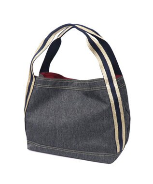 Regalo Felice 【撥水 / A4対応サイズ / 色落ちしないデニム調生地】トート / REGALO BK(ブラック×ゴールドネイビー)