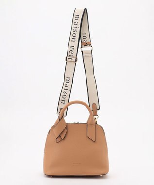 LA BAGAGERIE 【maison vert】 【超軽量/多収納】リボンハンドル2WAYバッグ キャメル