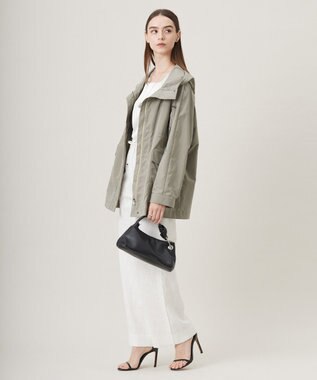 ICB 【撥水加工】メモリーストレッチタフタ マウンテンパーカー カーキ系