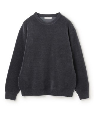 UNFILO MENS ライトモール ニット チャコールグレー