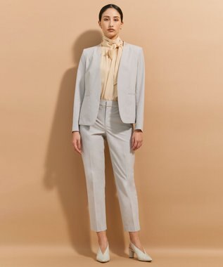 BEIGE， 【L-size】AUDREY / クロップドパンツ L.Gray