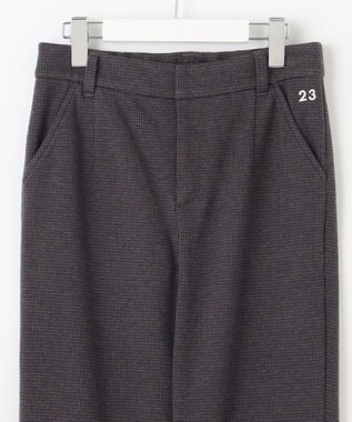 23区GOLF 【WOMEN】【ストレッチ】千鳥柄プリント パンツ ダークブラウン系5