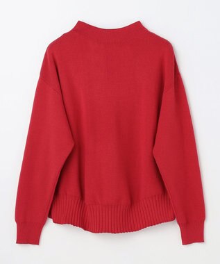 ANY 【5色展開】ハイネックデイリーニット レッド