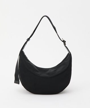 russet 《3/4～価格改定》クラウズナイロンラウンドショルダーバッグ (CE-1327-WEB) Black2