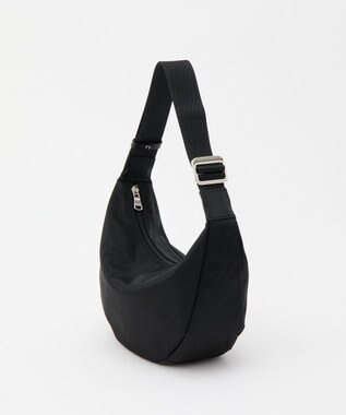 russet 《3/4～価格改定》クラウズナイロンラウンドショルダーバッグ (CE-1327-WEB) Black2