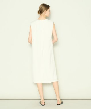 JOSEPH 【洗える】スムースジョーゼット　ドレス Ivory