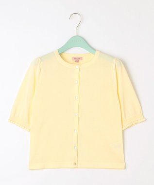 TOCCA 【洗える！】SWAN CREWNECK クルーネック カーディガン イエロー系