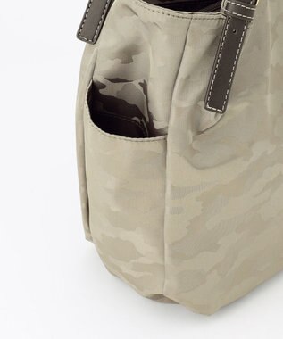 LA BAGAGERIE シャドージャカード A4トートバッグ グレージュ