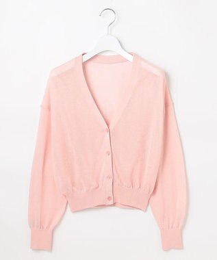 Feroux シアーニット カーディガン ピンク系