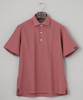 GOTAIRIKU 2年連続売上NO1【仕事で着られる】キレイめ 鹿の子ビズポロシャツ ワイン系