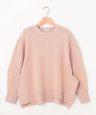 組曲 SOBANEラメプルオーバー ニット ピンクベージュ系