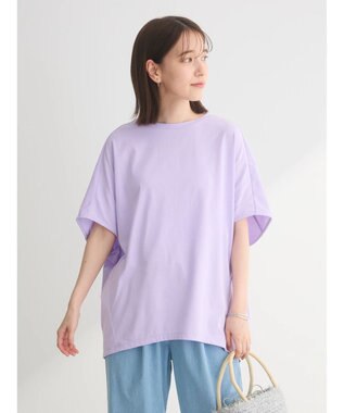 Green Parks 冷っとすずやか　バックバルーンフレンチプルオーバー Lilac