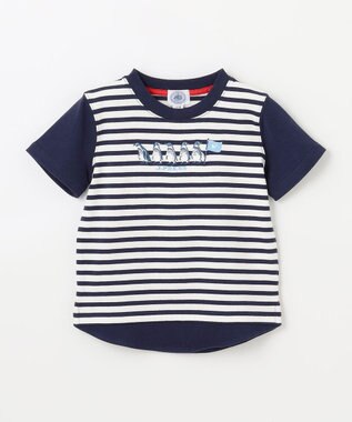 J.PRESS KIDS 【110-130cm】フンボルトペンギンＴシャツ ネイビー系1