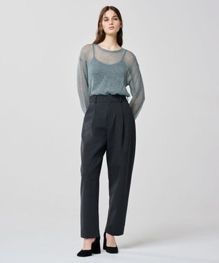 uncrave 【手洗い可】シルキーニット カップ付き キャミソール（uncrave WHITE） スレート