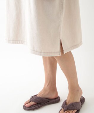 UCHINO エアリータッチ ポケット付サウナポンチョ ベージュ