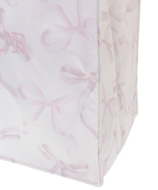 Maison de FLEUR ピンクマニアフリルスクエアトートMバッグ Light Pink