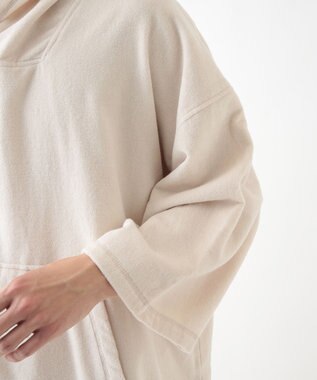 UCHINO エアリータッチ ポケット付サウナポンチョ ベージュ