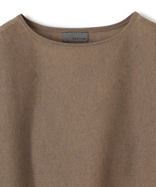 uncrave シアーニット ドルマントップス モカ