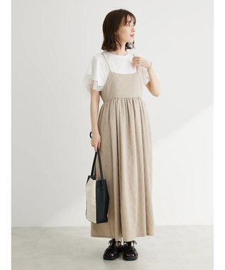 Green Parks ・ＥＬＥＮＣＡＲＥ　ＤＵＥ　フレアスリーブＴシャツ Off White